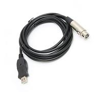 Cable de Micrófono Profesional USB a XLR con Diseño sin Ruido para una Grabación de Audio Clara de 3 Metros
