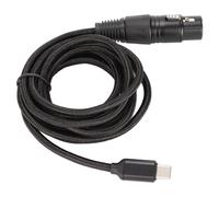 Cable de Micrófono USB C a XLR Hembra para Grabación en Estudio y Escenario, Compatibilidad Plug and Play con y, Cable HIFI de bajo Ruido de 3 Metros (#2)
