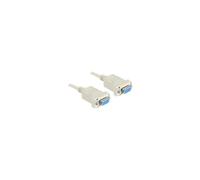 Cable de módem nulo - DeLOCK - DB-9 (F) - DB-9 (F) - 1,8 m - Gris