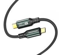 Cable de monitor USB C a USB C de 3.3 pies a 8K a 60 Hz, cable de visualización USB C de 100 W PD, carga rápida, USB 3.1 Gen 2 20 Gbps tipo C, cable de video USB C a USB C para iPhone 15/16 Plus Pro