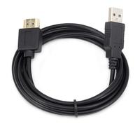 Cable de Monitor USB de Alta Velocidad, Cable Macho a Macho | Cable de TV a PC, Cable Cargador de 0,5 m, Cable USB 2.0, Cable convertidor rápido, Ordenador con compatibilidad