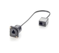 Cable de Montaje en Panel XLR/Panel Tipo D Cat.3 RJ11/RJ9 4p4c, Conector de Línea Telefónica Hembra A Hembra CAT3 RJ9