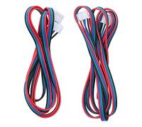 Cable de motor paso a paso para impresora 3D |Conector XH2.54 de 6 pines para la mayoría de las versiones paso a paso |Cable terminal ABS de 1 metro para impresoras