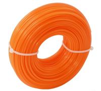Cable de nailon redondo de 2,4 mm para desbrozadora TrimCut 30-2/40-2/41-2/50-2/51-2 y para SuperCut 10-1/20-1/40-2 Series Orange Replacement