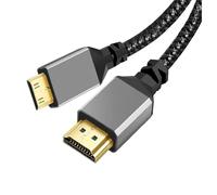 Cable de nailon V2.0 4K HD, 30cm, 4K @ 60HZ, HDMI a HDMI, MINIHDMI, MINI MICROHDMI, extensión para caja de TV, Monitor de ordenador HDMI