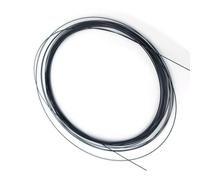 Cable de nitinol con memoria de forma: 5 metros de cable negro preentrenado for colgar dispositivos, alta resistencia al calor y propiedades mecánicas(0.3mm)