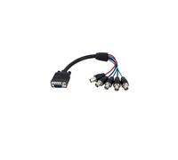 Cable de pantalla - STARTECH - VGA a 5 x BNC RGBHV - 30 cm - Coaxial - Negro