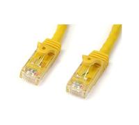 Cable De Par Trenzado UTP Cat6 Amarillo Sin Enganches De 3m - Verificado Por ETL