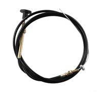 Cable de parada de motor para control de combustible y acelerador, cable de longitud compatible con camiones y automóviles comerciales, modelo de línea de llama, grosor de seda de 6 mm/10 mm (2 m)