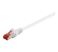 Goobay Cable de red 92462 Cat6 S/FTP (S-STP) RJ-45 a RJ-45 0,15 m Blanco