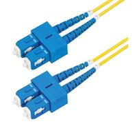Cable De Parche De Fibra Óptica Dúplex LSOH SC-SC UPC 9/125µM Modo Simple, 1M