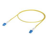 Cable de parche de fibra óptica OS2 Duplex LC-LC UPC amarillo