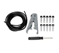 Cable de parches de efecto de bajo blindado con ángulos rectos Cable de sonido de Pedal de guitarra eléctrica antiruido