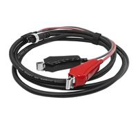 Cable de pesca con conexión de batería, conectores dobles de 9.84 pies para carretes de pesca eléctricos Daiwa/Shimano
