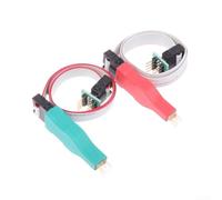 Cable de programación con contacto de resorte para TSSOP8 y MSOP8 para ics, distancia entre pines de 0,65 mm, cable de 30 cm, sonda de lectura y escritura para programación de chips, comprobador