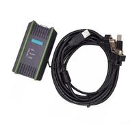 Cable de programación de procesador PLC 6GK1571-0BA00-0AA0 para serie S7-200/300/400 con interfaz MPI/PPI y adaptador USB, cable de 5 m