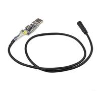 Cable de programación de unidad para motores BBS01 BBS02B, interfaz USB UART para conectar PC para configuración de parámetros y ajuste lógico del acelerador (línea de programa de 60 cm)
