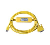 Cable de programación PC-PPI USB-PPI, compatible con S7-200, línea de descarga, adaptador USB RS232 a RS485.(USB-PPI - Yellow)