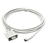 Cable de programación SC-11 apto for las series FX/1N/2N/1S/0N/FX3U. Comunicación RS232 macho a hembra de 9 pines. Descargar.(SC-11(White),5m)