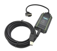 Cable de programación USB AMSAMOTION compatible con PLC Siemens S7-200/300/400 RS485 Profibus MPI PPI.