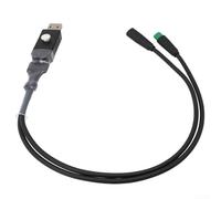 Cable de programación USB, cable de programación de bicicleta eléctrica compatible con motor de protocolo para BAFANG CAN