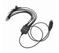 Cable de programación USB de 8 pulgadas para QuanSheng HYT Vertex Walkie Talkies Material ABS Plug and Play de alto rendimiento Programación rápida para radios de automóviles