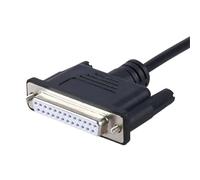 Cable de programación USB-FANUC Compatible con máquinas Herramienta de Control numérico computarizado RS232 de 25 Pines Línea de Descarga(USB-FANUC)