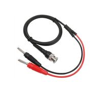 Cable de prueba BNC P1009 a conector banana apilable doble de 4 mm.