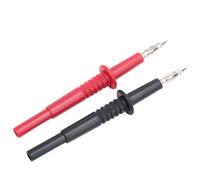 Cable de prueba de enchufe banana, kit de puntas de sonda multímetro multiusos Toma de 4 mm niquelada para uso industrial