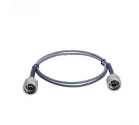 Cable de prueba de RF macho N a conector N 18 GHz baja pérdida estable fase 3507 cable coaxial cobre chapado en oro gris 1M para instrumentos de medición de transmisión de señal prueba industria