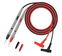 Cable de Prueba de Silicona Multímetro, 1000V 20A Sondas de Prueba Eléctricas Digital Cable de 48 Pulgadas Puntas Chapadas en Oro para Multímetros Digitales Pinzas Amperimétrica Probadores