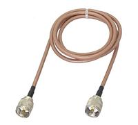 Cable de puente coaxial RF recto de 6 pulgadas a 20 m, conector conversor, RG316, RG58, RG142, RG400, UHF, PL259 a PL259(6inch (15CM))