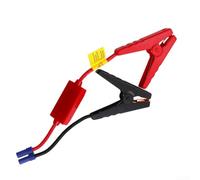 Cable de puente de 12 V con conector EC5 y abrazaderas de cocodrilo para arrancador de coche portátil, cables de batería de refuerzo de protección inversa para rescate de vehículos
