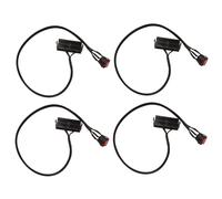 Cable de puente de arranque para fuente de alimentación de PC ATX hembra de 24 pines con interruptor de encendido/apagado, 4 unidades, 50 cm