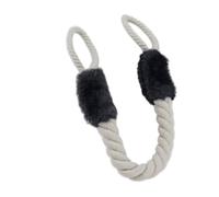 Cable de puerta de bebé lavable de algodón y poliéster, alambre de restricción para mantener abierto para hogares con tope de puerta multifuncional para mascotas