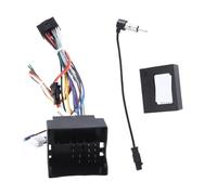 Cable de radio para coche con caja Canbus compatible con Opel Astra H Zafira B. Arnés de cableado de alimentación compatible con adaptador de instalación de unidad principal Android.