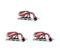 Cable de ranura de soporte PCI de alimentación Molex SATA a ESATA y IDE de 4 pines para PC DIY