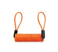 Cable de recordatorio de bloqueo de 130 cm para moto bicicleta de seguridad freno de disco cerradura antirrobo seguridad resorte recordatorio bicicleta primavera