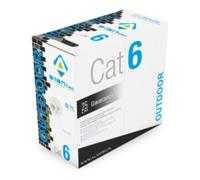 Cable de red Alantec KIU6OUTZ305 Cat6 UTP 305 m negro exterior resistente