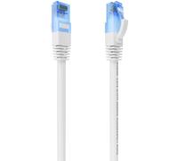 Cable de red Cat.6 RJ45 UTP AWG26 CCA Blanco (030 m) - AISENS