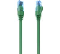 Cable de red Cat.6 RJ45 UTP AWG26 CCA Verde (30 m) - AISENS