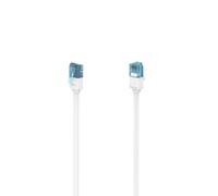 Cable de red CAT-6a, 10 Gbps, U/UTP, plano, 15,00 m