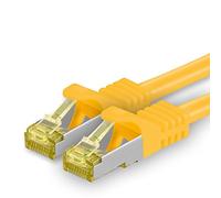 Cable de Red Cat.7 (Sftp Pimf) 10 GB/s RJ45 Cat6a Amarillo - 1 Unidad 1m
