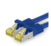 Cable de Red Cat.7 (Sftp Pimf) 10 GB/s RJ45 Cat6a Azul - 1 Unidad 0,5m