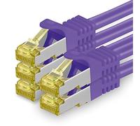 Cable de Red Cat.7 (Sftp Pimf) 10 GB/s RJ45 Cat6a Violeta 0,5m