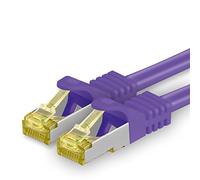 Cable de Red Cat.7 (Sftp Pimf) 10 GB/s RJ45 Cat6a Violeta - 1 Pieza 1,5m