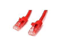 Cable de red Cat6 Gigabit UTP sin gancho de 5m - STARTECH - Rojo