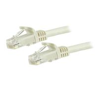 StarTech.com Cable de Red de 0,5m Blanco Cat6 UTP Ethernet Gigabit RJ45 sin Enganches