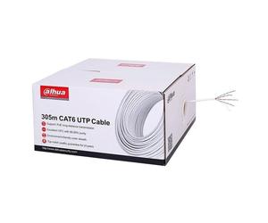 Cable de red Dahua PFM923I-6UN-C Cat6 U/UTP 305 m LSZH cobre libre de halógenos