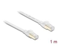 Cable de Red Delock RJ45 CAT8.1 U/FTP 1 m Blanco